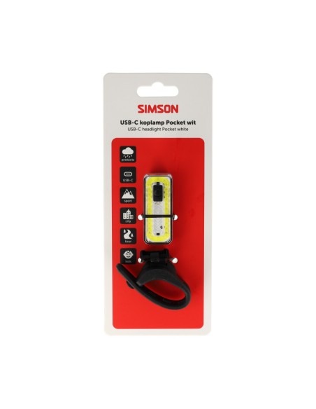 Simson USB-C LED lamp Pocket wit