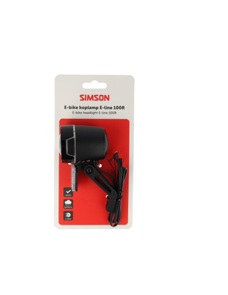 Simson koplamp Aurora E-line 100R