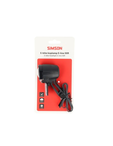 Simson koplamp Aurora E-line 50R