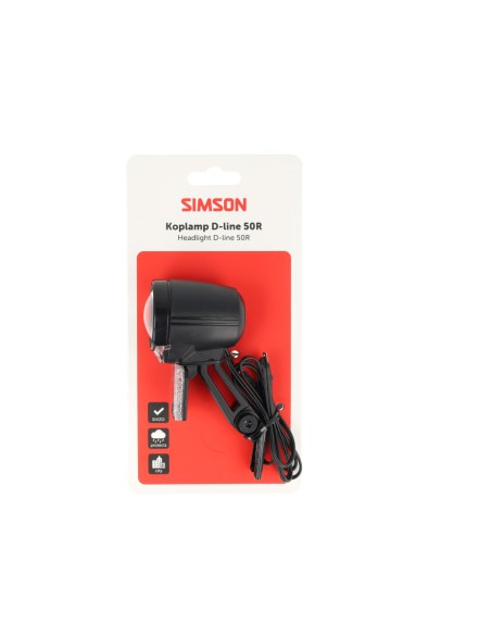 Simson koplamp Aurora D-line 50R