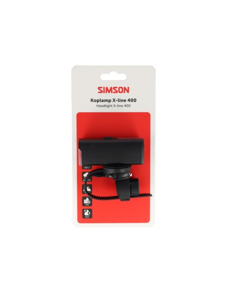 Simson koplamp Aurora X-line 400