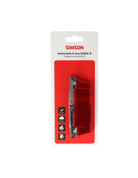 Simson achterlicht Aurora D-line D100C