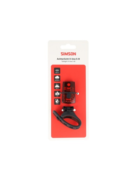Simson achterlicht Aurora X-line S