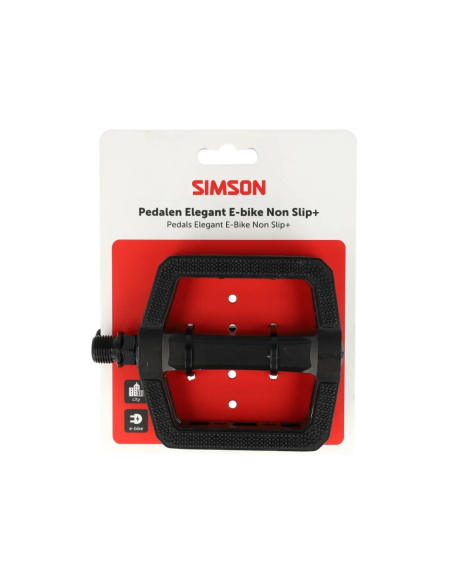 Simson pedalen Elegant E-bike non slip+