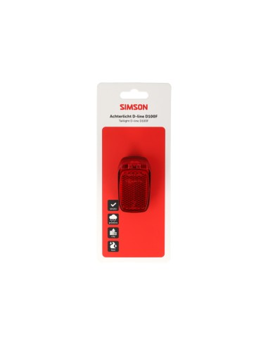 Simson achterlicht Aurora D-line D100F