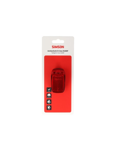 Simson achterlicht Aurora D-line D100F