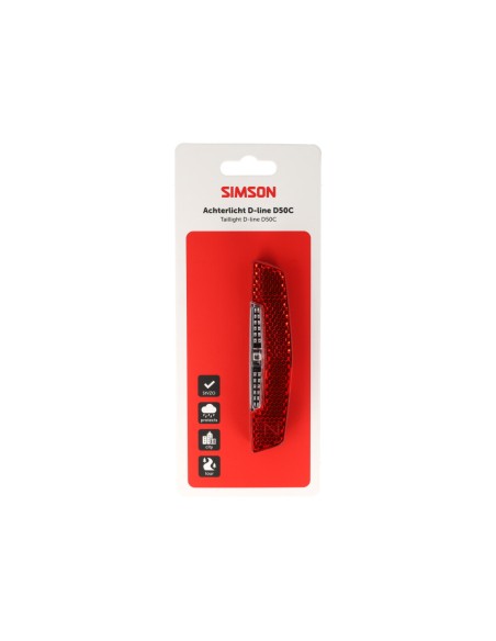 Simson achterlicht Aurora D-line D50C