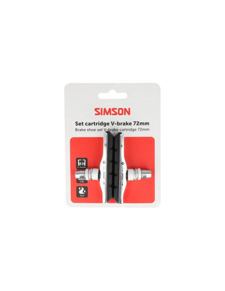 Simson remblok V-brake cartridge 72mm