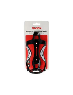 Simson bidonhouder DoubleFit zwart