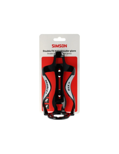 Simson bidonhouder DoubleFit zwart