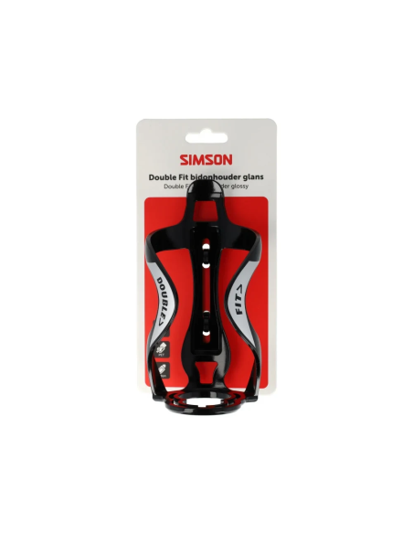 Simson bidonhouder DoubleFit zwart