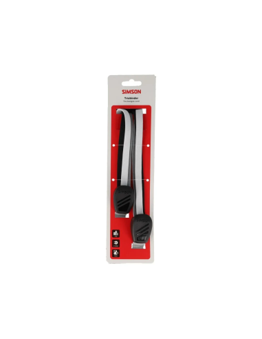 Simson triobinder 60cm zwart/wit/grijs