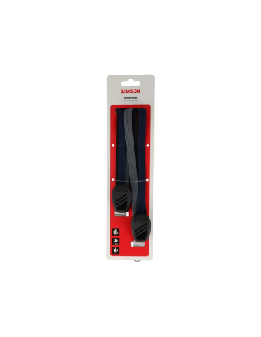 Simson triobinder 60cm zwart/blauw/antraciet