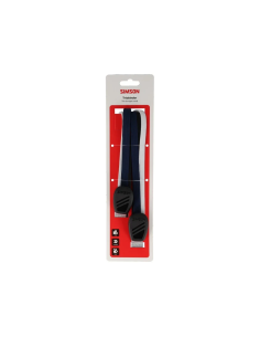 Simson triobinder 60cm zwart/blauw/wit