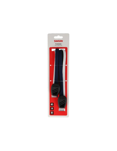 Simson triobinder 60cm zwart/blauw/wit