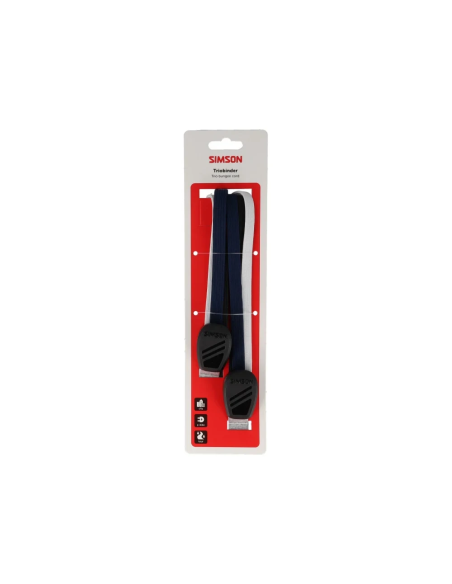 Simson triobinder 60cm zwart/blauw/wit