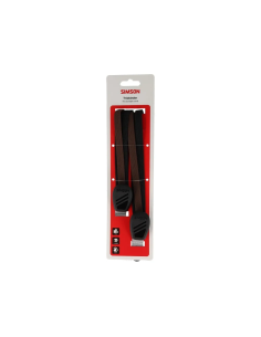 Simson triobinder 60cm zwart/bruin