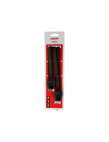 Simson triobinder 60cm zwart/bruin