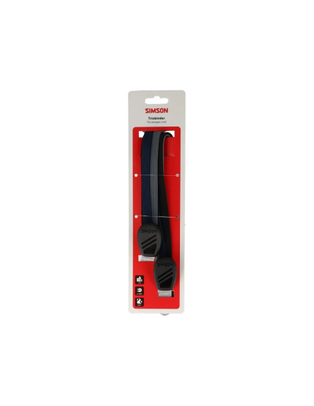 Simson triobinder 71cm zwart/blauw/antraciet