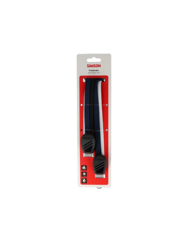 Simson triobinder 71cm zwart/blauw/wit