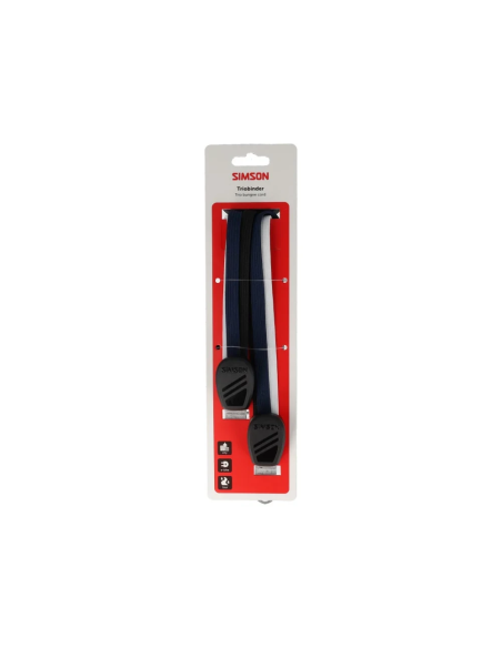 Simson triobinder 71cm zwart/blauw/wit