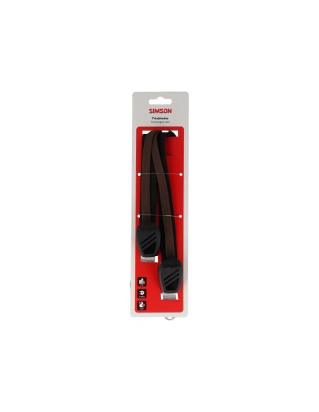 Simson triobinder 71cm zwart/bruin
