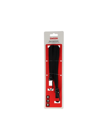 Simson haak-haakbinder zwart