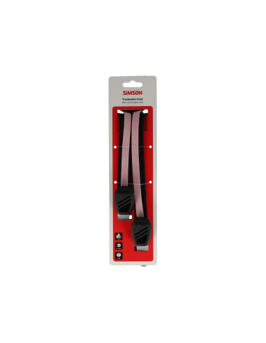 Simson triobinder 24 inch zwart/roze