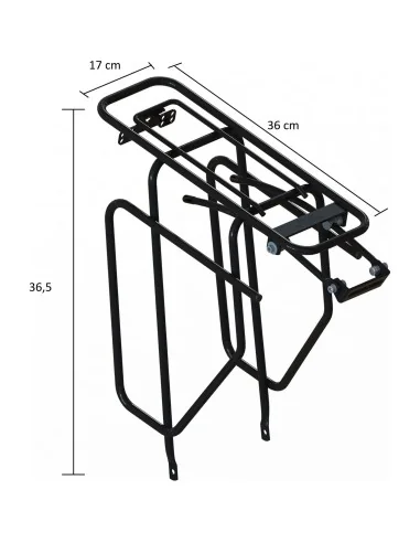 Steco achterdrager Tubic Slim Design