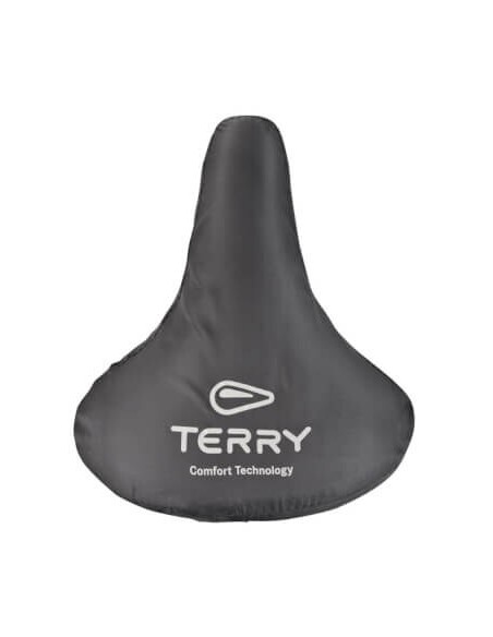 Terry regenhoes zadel/zadeldek L zw