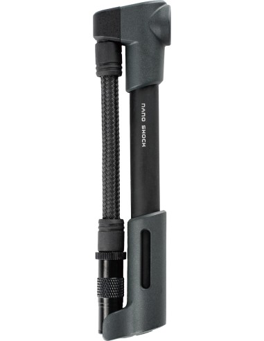 Topeak minipomp suspension Nano Shock met pompslang 8.5 cm