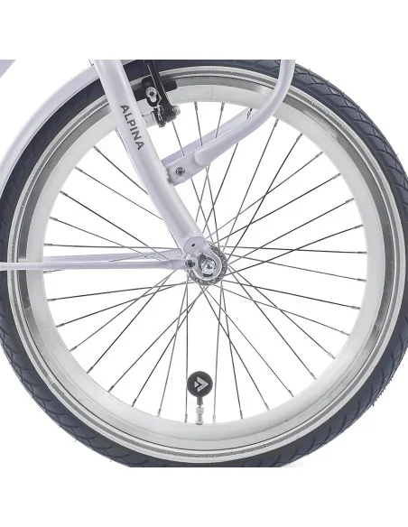 Alpina voorwiel 22 HLQC Ocean/Clubb zilver zink spk