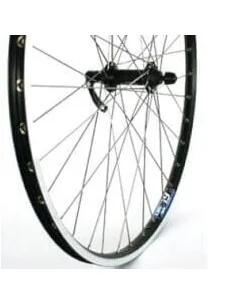 Roland voorwiel 28 Ryde ZAC19 Shimano QC400 zwart RVS spk