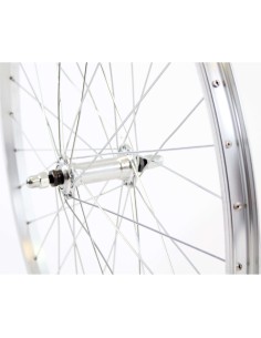 Roland voorwiel 26 x 1.75 vast zilver zink spk