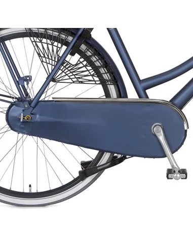 Cortina kettingkast lakdoek Roots Trans polish blue matt