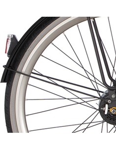 Cortina spatbordstang achter 28 Speed matt licorice