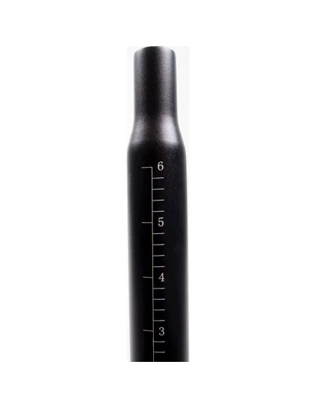 Cortina zadelpen 30.4 x 350 met gleuf zwart