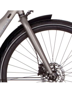 Cortina voorvork E-Mozzo shadow silver matt