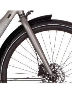 Cortina voorvork E-Mozzo shadow silver matt