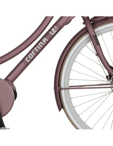 Cortina spatbord voor 28 U4 spicy silver matt