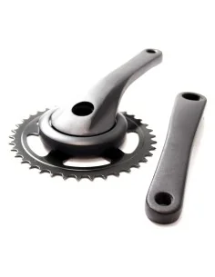 Cortina crankstel 38t black matt