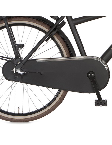 Cortina kettingkast lakdoek 26 U4 jet black matt