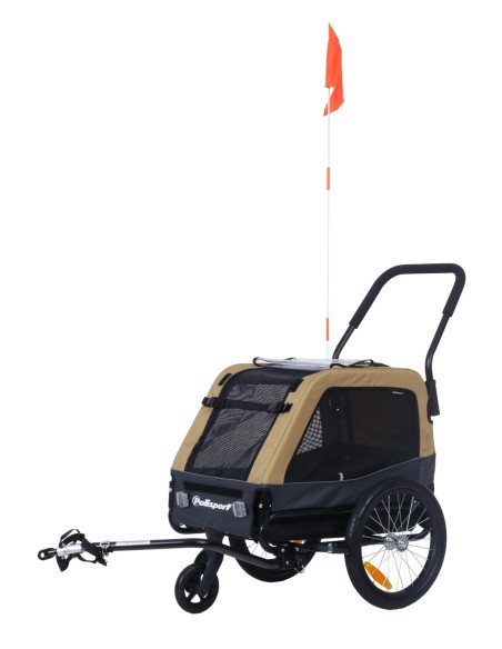 Polisport Pet trailer XL (45KG) voor fietsen en wandelen