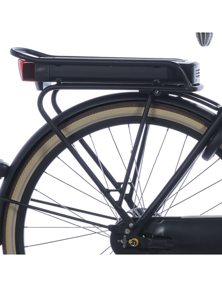 Cortina achterdrager E-U4 jet black matt 230mm