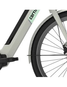 Cortina spatbord voor 28 E-Nite metallic silver matt
