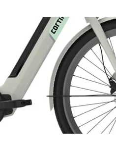 Cortina spatbord voor 28 E-Nite metallic silver matt