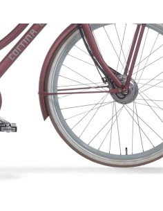 Cortina spatbordstang voor 28 E-U4 rose matt