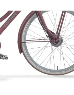 Cortina spatbordstang voor 28 E-U4 rose matt
