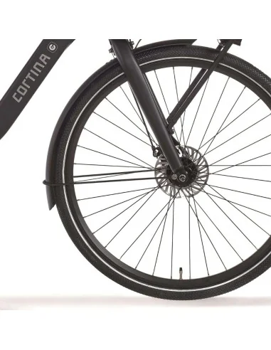 Cortina spatbord voor E-Common jet black matt