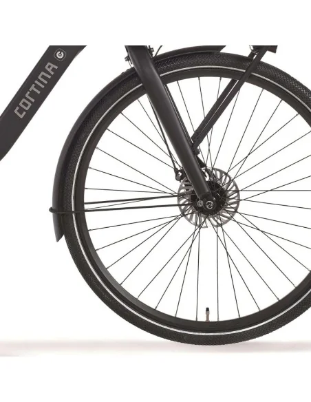 Cortina spatbord voor E-Common jet black matt